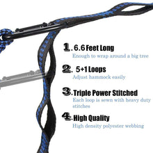 Load image into Gallery viewer, Ultra-Large Double Hammock Camping Survival Garden Hunting Leisure Hamac Travel Double Person with tree friendly straps