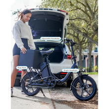 Load image into Gallery viewer, 16" Folding Electric Bike, 25 Miles (Pedal-Assist), Front Suspension & Adjustable Seat, Commuter Electric Bicycle for Adults