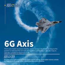 Load image into Gallery viewer, F22 aircraft model remote control aircraft fighter electric foam aircraft children's toy unmanned fixed wing glider