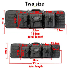 Load image into Gallery viewer, Shooting Gun Bags Durable Oxford Tactical Paintball Double Rifles Backpack Hunting Gun Accessories Protection Molle Bag
