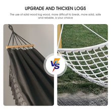 Load image into Gallery viewer, Hammock Outdoor Camping Leisure Canvas Thickened Swing Hammock Anti-rollover Perfect for Garden Patio Backyard