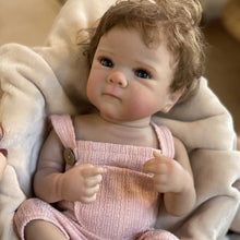 Load image into Gallery viewer, Full Body Vinyl Painted Skin Visible Veins Lifelike Newborn Baby Doll