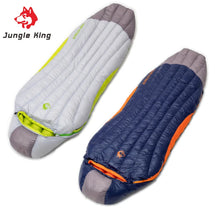 Load image into Gallery viewer, JUNGLEKING Ultralight Mummy Duck Down Sleeping Bag Outdoor Backpacking Camping Hiking Travel Spring Summer Autumn WinterPortable