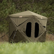 Load image into Gallery viewer, Permanent Hunting Blind Tower and Accessories Easy Assembly Durable Rigid Framework Pop-Up Hub System All-Weather Fabric 3Person