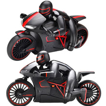 Load image into Gallery viewer, 360 degree RC Motorcycle electric toy model LED light