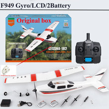 Load image into Gallery viewer, WLtoys F949 2.4G 3D6G 3Ch RC Airplane Fixed Wing Plane Outdoor Toys Drone RTF Upgrade Version Digital Servo F949S With Gyroscope