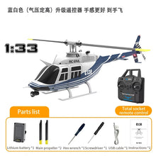 Load image into Gallery viewer, RC ERA C138 BELL 206 Jet Ranger 6-axis Gyro Stabilized Altitude Hold 4ch RC Helicopter Aircraft Hobby for Adults -RTF
