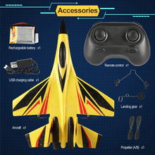 Load image into Gallery viewer, RC Jet with Radio Control  Fighter Glider Boys Toys for Children