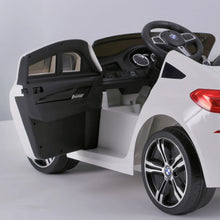 Load image into Gallery viewer, 12V Electric Kid Ride On Car, BMW GT Licensed Cars for Kids, Battery Powered Kids Ride-on Car White, 4 Wheels Motorized Vehicles