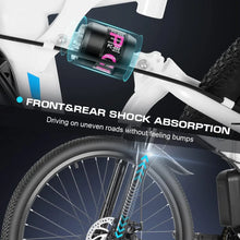 Load image into Gallery viewer, Electric Mountain Bike 26'' Commuter Ebike Adults Foldable 500W (Peak 750W) 20MPH Adult Electric Bicycles with Up to 50 Miles