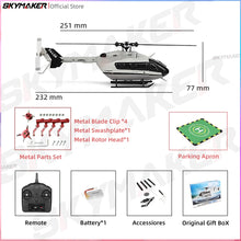 Load image into Gallery viewer, WLtoys K160 RC Helicopter 2.4G 6-Aixs Gyroscope 4CH Altitude Hold Optical Flow Remote Control Helicopter Toys for Children Gift
