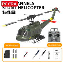 Load image into Gallery viewer, RC ERA C032 UH1 Huey Weathered Marine 6ch RC Helicopter with Optical Flow TOF Auto Stabilized Remote Control Hobby Toys for Boy