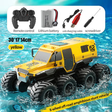 Load image into Gallery viewer, JJRC Q137 8x8 2.4G Remote Control Car 8wd Off-road Amphibious Stunt Vehicle 8-Wheel Speed Racing Truck Waterproof Crawler Toys