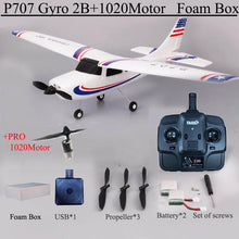 Load image into Gallery viewer, Park10 RC Airplane P707G 2.4G 3D/6G With Gyroscope 3Ch RC Airplane Fixed Wing Plane Outdoor Toys Drone RTF CESSNA 182 Plane Gift
