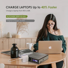 Load image into Gallery viewer, ALLPOWERS Solar Powerbank 41600mAh 200W Portable Powerstation with Solarpanel 60W,DC,USB,USB-C Output for Camping Laptop Iphone