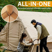 Load image into Gallery viewer, Inflatable Camping Tent Glamping Tents, Easy Setup 4 Season Waterproof Windproof Outdoor Blow Up Tent, Luxury Cabin Tent
