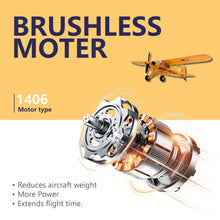 Load image into Gallery viewer, WLtoys A160 J3 RC Plane, 5 Channel RC Airplanes with 3D/6G Mode, 3D Brushless RC Planes with 2 Batteries, Gifts for Adults