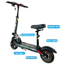 Load image into Gallery viewer, L10 Off-road Tire Kick Electric Scooter, Electric E-Scooter, 13Ah, 16Ah, 800W, 10Inch, 45 km/h, 45km, 55km Range
