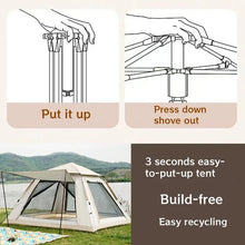 Load image into Gallery viewer, tent 5 ~ 8 people Outdoor Automatic Quick Open Tent Waterproof Camping Tent Family Outdoor Instant Setup Tent with Carring Bag