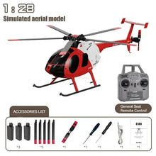 Load image into Gallery viewer, In Stock Rc Era New 1:28 C189 Bird Rc Helicopter Tusk Md500 Dual Brushless Simulation Model 6-axis Gyro Simulation Model Toys