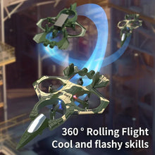 Load image into Gallery viewer, 4-axis Gyro Remote Control Airplane 360° Flip Fighter Jet Toy Helicopter Quadcopter Easy to Fly RC Glider for Boys Kids Toy