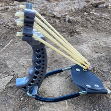 Load image into Gallery viewer, Powerful Fishing Slingshot Kit Outdoor Wrist Support Rocket Slingshot Catapult for Fishing and Hunting Hand Guard Fishing Arrows
