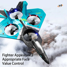 Load image into Gallery viewer, 2.4G 6CH Remote Control V17 Fighter Hobby Plane Glider Airplane