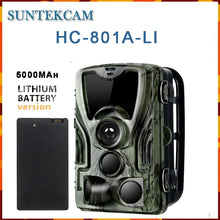 Load image into Gallery viewer, Suntekcam HC-801A-Li Hunting Camera With 5000Mah Lithium Battery 24MP Trail Camera IP65 Photo Traps 0.3s 940nm Wild Camera