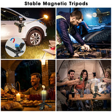 Load image into Gallery viewer, 2024 10000mAh Camping Light USB Rechargeable LED Emergency Lamp Outdoor Portable Lanterns with Magnetic Flashlight for BBQ Tents