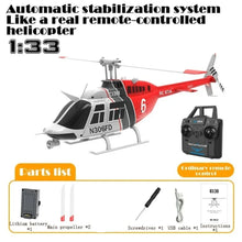 Load image into Gallery viewer, RC ERA C138 1:36 Remote Control Simulation RC Bell 206 Helicopter Altitude Hold 2.4g Genuine 6axis Gyro
