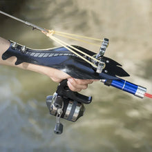 Load image into Gallery viewer, Slingshot Fishing Professional Shooting Catapult Set with Fishing Reel and Darts for Outdoor Sport Hunting Game Accessories