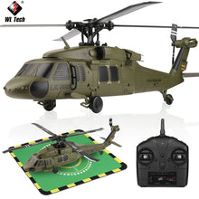 Load image into Gallery viewer, Wltoys K170 RC Helicopter UH-60L 2.4G 4 Channel 6-Axis Gyro Brushless Motor LED Remote Control Airplane US Air Force Helicopters