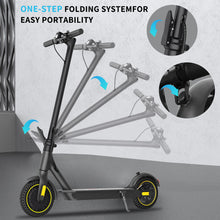 Load image into Gallery viewer, US Stock HR-365MAX Electric Scooter 350W 36V 7.8Ah Max Speed 30Km/h APP Smart Adult Scooter 10Inch Foldable Electric Scooter
