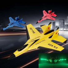 Load image into Gallery viewer, SU35 RC Plane FX620 FX820 2.4G Remote Control Flying Model Glider Airplane With LED Lights Aircraft Foam Toys For Children Gifts