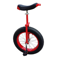 Load image into Gallery viewer, 20"X4 unicycle one wheel bicycle one wheel bike training wheels unicycle road unicycle