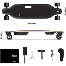 Load image into Gallery viewer, Easy Carry Handle Design Electric Skateboard Trucks V5 Electric Skateboard With Remote Smooth Braking Top Speed of 29 Mph Deck