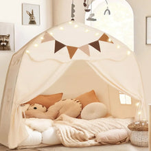 Load image into Gallery viewer, Boys & Girls, Indoor & Outdoor Dome Tent Playhouse, Cream
