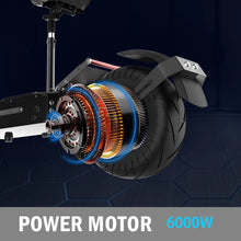 Load image into Gallery viewer, 48V 52V 60V 72V Electric Scooter 1200W 6000w Powerful Motor with Hydraulic Brake max 90KM/H Adult Scooter Elecric with Seat