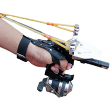 Load image into Gallery viewer, Big Power High-precision Fishing Slingshot With Laser Outdoor Hunting Catapult Outdoors Fishing Compound Bow Fishing Tools