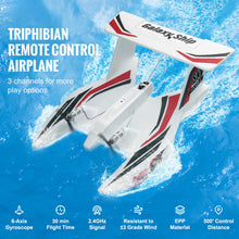 Load image into Gallery viewer, SucceBuy EPP Foam RC Plane 2.4G 3CH Radio Control Aircraft Sea And Air RC Glider Water Land Flying Airplane Toys Gift For Boys