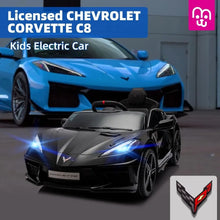 Load image into Gallery viewer, Electric Car for Kids 12V Licensed Chevrolet C8 Ride On Car Remote Control