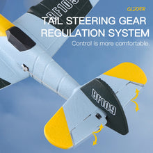 Load image into Gallery viewer, RC Airplane 2.4GH 4CH 150mm Wingspan 3-Axis One Key U-Turn