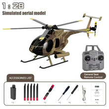 Load image into Gallery viewer, In Stock Rc Era New 1:28 C189 Bird Rc Helicopter Tusk Md500 Dual Brushless Simulation Model 6-axis Gyro Simulation Model Toys