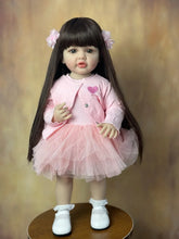 Load image into Gallery viewer, Baby Lifelike Girl Doll Full Soft Silicone Body Princess