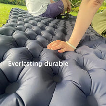 Load image into Gallery viewer, Double Camping Sleeping Pad Thick Ultralight Inflatable Sleeping Mat with Pillow Portable Nylon Mattress for Hiking Traveling