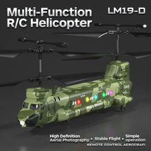 Load image into Gallery viewer, RC Helicopter LM19-D LED Lights 480P Camera Hd Aerial Photography 2.4g Remote Control Aircraft Model Toys for Boys Children Gift