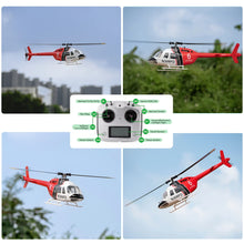 Load image into Gallery viewer, FLYWING Bell 206 V3 Scale Helicopter 6CH GPS Positioning and Long Endurance 1:16 RC Aircraft with H1 rc heli Hobby for Adults