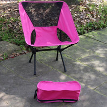 Load image into Gallery viewer, Folding Camping Chair Fishing Seat for Outdoor Hiking Backpacking BBQ Pinici 110kg