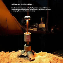 Load image into Gallery viewer, Telescopic Camping Light 10000mAh Portable Lanterns LED Adventure Hiking Fishing Tents Campsite Ambiance Lamp with Magnet Tripod