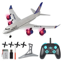 Load image into Gallery viewer, Airbus A380 Boeing 747 Remote Control Model Aircraft Fixed Wing Foam Glider Three Channel RC Airplanes Toy Gift for Ages 14+